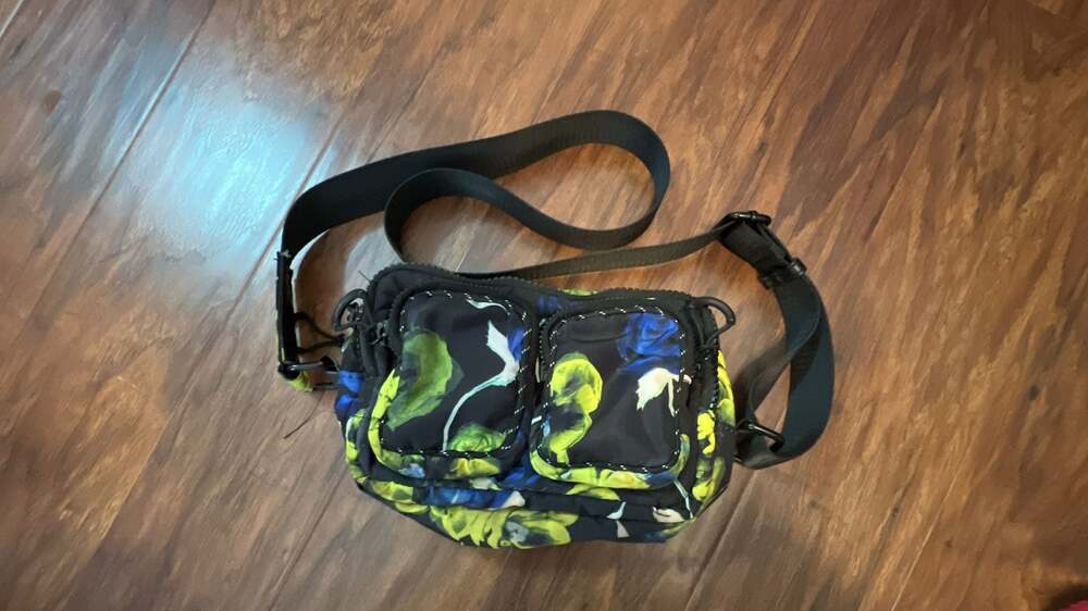 Topshop Floral Print Nylon Crossbody Bag